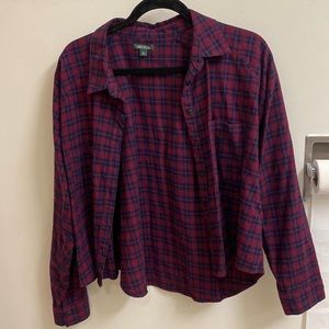 Wild Fable Cropped flannel